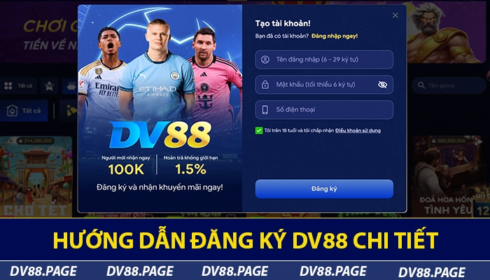 DV88 f8u85uu - Nhà Cái Cá Cược Thể Thao Uy Tín #1 Việt Nam 10 Hướng dẫn đăng ký DV88 chi tiết